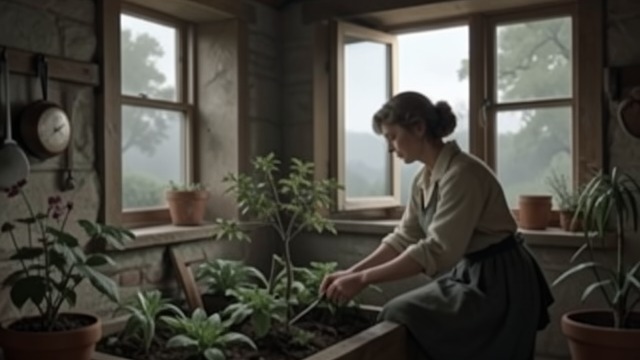 A House in England from "A Pale View of Hills". The Life After Migration A quiet home Etsuko lives alone in the countryside, tending plants and watching the garden.