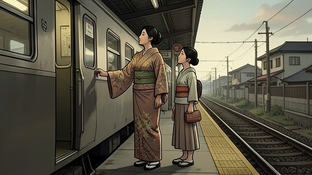 The Destination Unreached from "A Pale View of Hills". Hope Left Open No arrival narrated The story ends its account of Sachiko with her preparing to leave Nagasaki for Kobe.