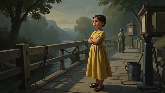 A Future She Rejects from "A Pale View of Hills". Refusal on the Bridge A child speaks plainly Mariko tells Etsuko that she does not want to leave and does not like Frank.
