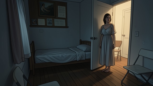 A Room Left Behind from "A Pale View of Hills". The Empty Bedroom A charged threshold Niki asks to sleep in a different room because Keiko’s bedroom across the hall gives her an odd feeling.