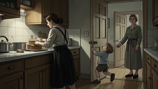 An Invitation Refused from "A Pale View of Hills". Trust at a Distance A friendly offer Etsuko invites Mariko to her apartment for cakes while her mother is away.