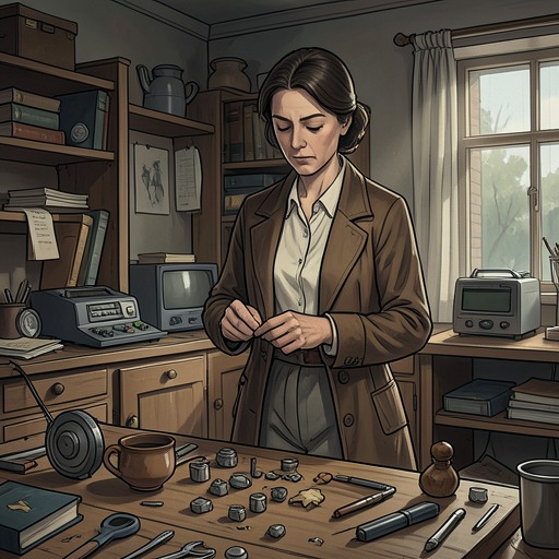 Mrs. Fujiwara’s Reconstructed Life from "A Pale View of Hills". Mrs. Fujiwara’s work and outlook show how loss is followed by practical rebuilding, even when grief remains close beneath ordinary conversation.