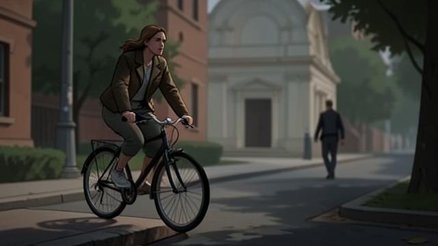 The Third Try from "Along for the Ride". The Third Try Returning to the risk After learning to ride, Auden chooses the bicycle instead of a car and jumps a curb while approaching Eli.