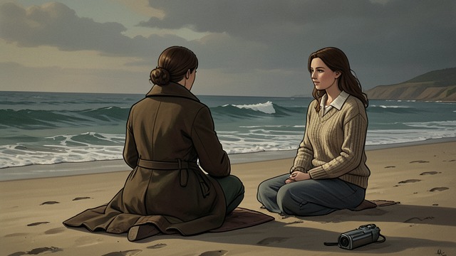 The Beachside Admission from "Along for the Ride". The Beachside Admission Saying she is not okay When Maggie finds Auden on the beach, Auden admits that she feels sad.