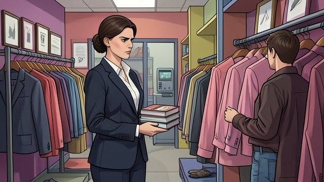Maggie's Multiple Skills from "Along for the Ride". Maggie's Multiple Skills Expertise in unexpected places Maggie offers sophisticated advice about loans and savings while helping customers choose jeans.