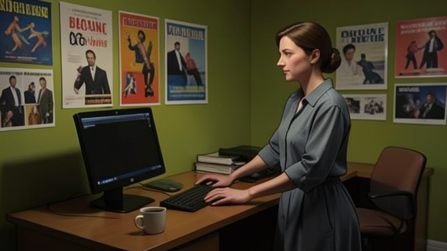 The Pink Office from "Along for the Ride". The Pink Office A comic mismatch Auden enters an office decorated in vivid pink and orange, an environment that seems to embody everything she associates with…