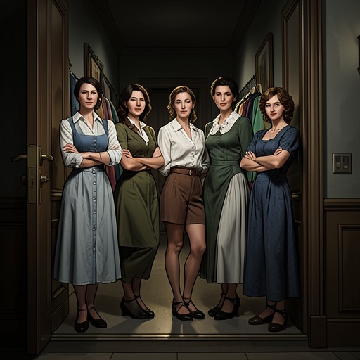 Gender Beyond Either-Or from "Along for the Ride". This flow traces how Auden's assumptions about femininity are challenged by the varied, capable women she meets in Colby.