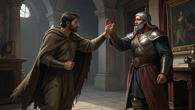 The Shepherd before the King from "The Prophet". The Shepherd before the King Fear and Honor Almustafa compares fear of death to a shepherd trembling before a king whose hand will be laid upon him in honor.