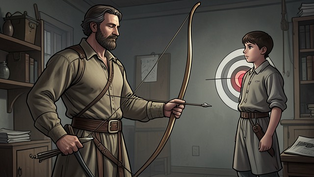 The Arrow Takes Its Flight from "The Prophet". The Arrow Takes Its Flight Stability and Release Almustafa says the archer loves both the arrow that flies and the bow that is stable.