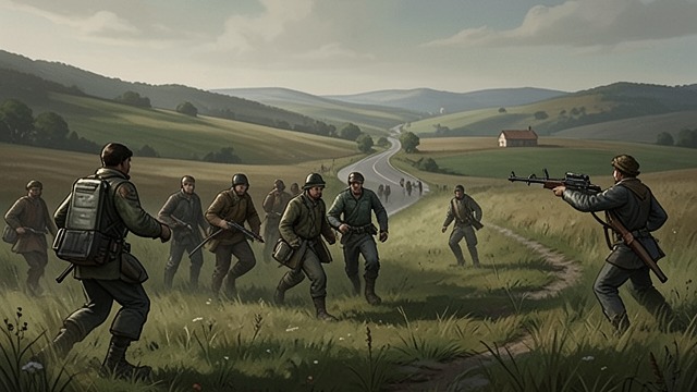 News Crosses the Fields from "The Prophet". News Crosses the Fields Work Interrupted Men and women leave fields and vineyards and hurry toward the city gates.