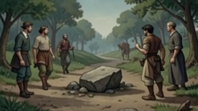 The Stumbling Stone from "The Prophet". The Stumbling Stone A Fall with Two Audiences Almustafa says a fallen person warns those behind and implicates those ahead who failed to remove the obstacle.