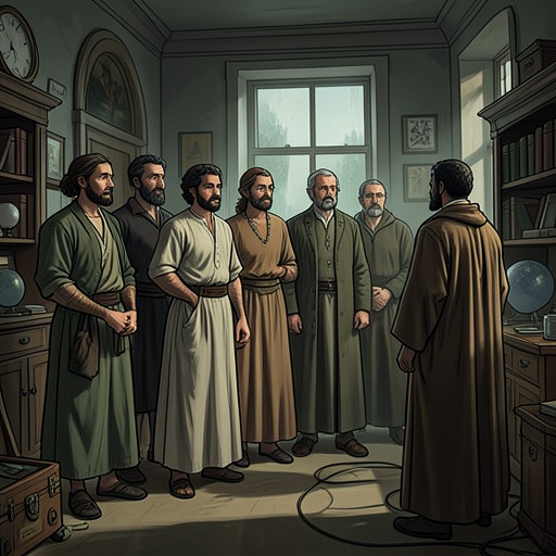 The People Become More Than Their Deeds from "The Prophet". This flow follows Almustafa’s portrait of human beings as divided yet capable of growth, and culminates in his appeal not to reduce anyone to a single failure.