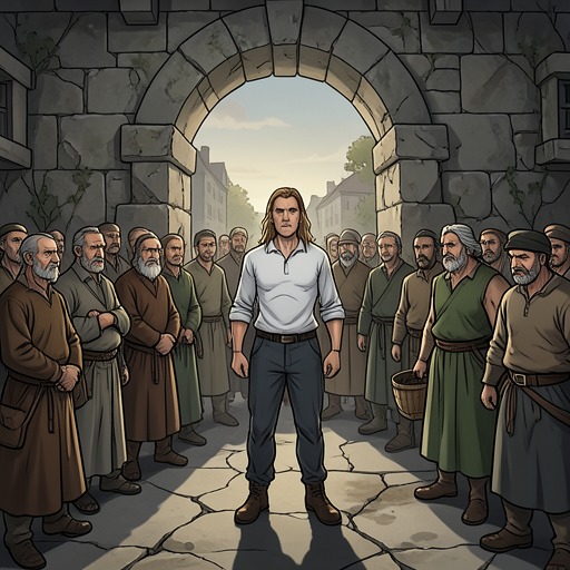 The Search for Freedom in Law from "The Prophet". This flow traces conflict between shared rules and living freedom, from people’s creation of laws to the danger of confusing their shadows with life itself.