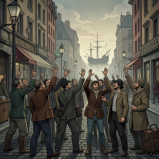 The People’s Search for What to Give from "The Prophet". This flow traces the residents’ movement from asking Almustafa to stay to receiving his words and discovering that their own lives are part of the exchange.