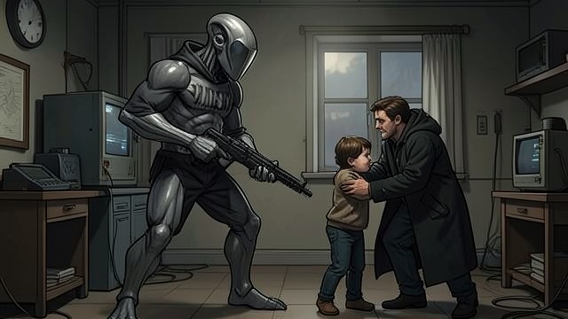 Targets Become Family from "The Humans". The Mission Reversed A new threat The replacement arrives ready to kill Gulliver Martin and Isobel Martin.