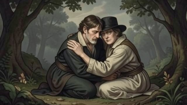 Love and Betrayal from "The Humans". A Confession with Consequences The affair The operative has sex with Maggie while trying to understand human intimacy.