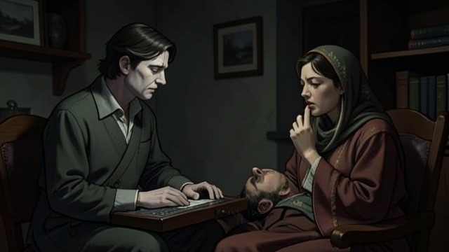 Watching a Man Die from "The Humans". A Witness to Consequence The death The narrator watches Daniel Russell struggle to breathe and Tabitha Russell try to save him.