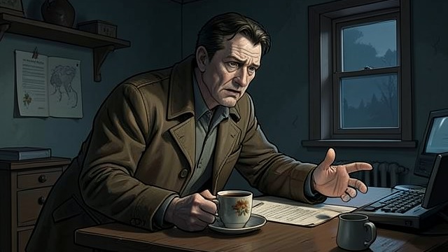 The Café Warning from "The Humans". A Near Confession The discussion Ari argues that humanity may resist evidence of alien life because it would displace humans from the center of existence.