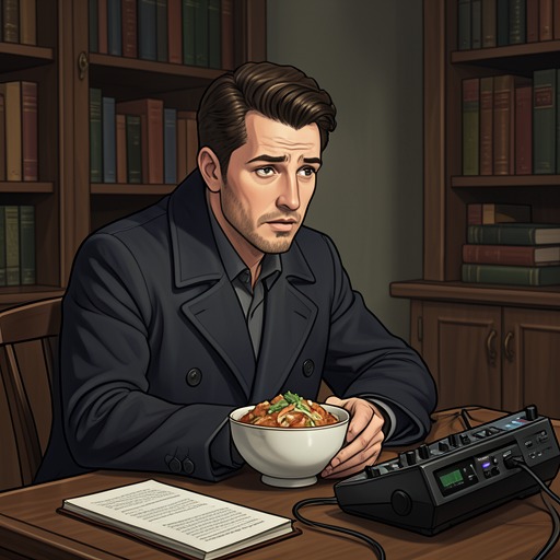The Human Condition Through Food and Music from "The Humans". This thread follows the narrator’s bodily education through unfamiliar meals and human music, which gradually open routes to pleasure and empathy.