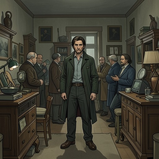 The Illusion of Normality from "The Humans". This thread follows how clothes, rooms, rituals, and social rules make human identity legible while hiding the differences beneath it.