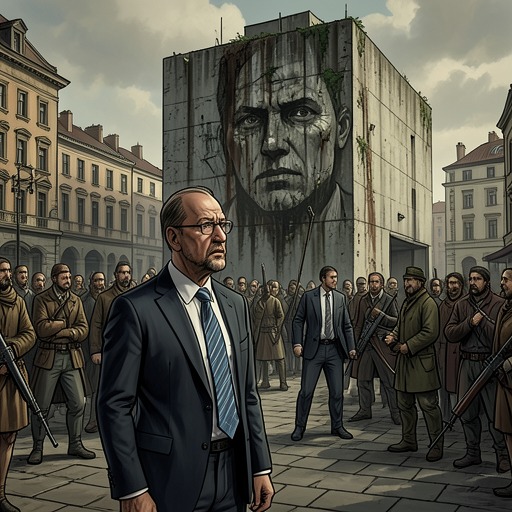 The Public Scandal and Its Consequences from "The Humans". This thread follows the spread of the Naked Professor incident and the ways public attention worsens private pressures inside the Martin family.