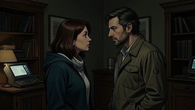 The Decision to Stop from "También esto pasará". The Decision to Stop A final recognition Blanca tells Santi that his wife may leave him again and that she herself may stop loving him.