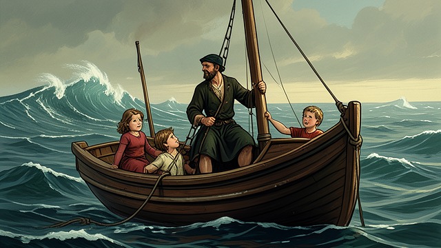 The Boat Without Its Owner from "También esto pasará". The Boat Without Its Owner Ritual renewed Guillem takes the group out on El Tururut, organizing the children and jokingly imitating Blanca's mother at the…