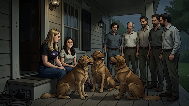 A Court of Dogs from "También esto pasará". A Court of Dogs Animals inside the family Blanca remembers her mother rescuing dogs and maintaining a household in which animals held privileged status.