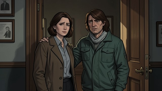 A Promise Without a Plan from "También esto pasará". A Promise Without a Plan Reassurance at the door Óscar tells Blanca that he will always be there and that she will never lose him.