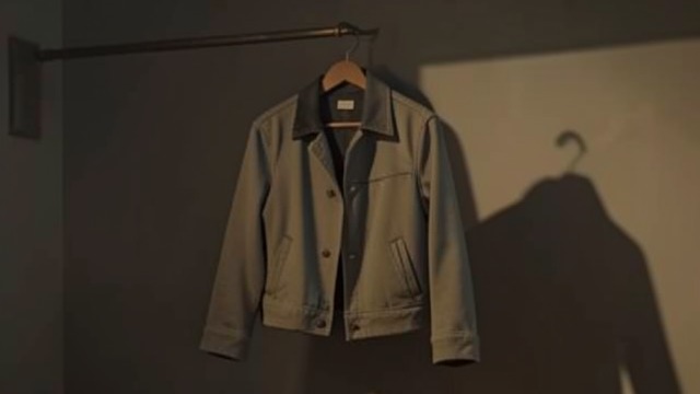 The Jacket on the Hook from "También esto pasará". The Jacket on the Hook An object kept back Blanca retains one blue-gray jacket that she remembers buying with her mother.