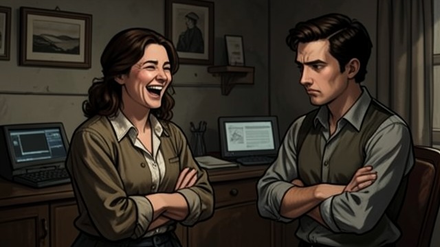 Laughter's Limit from "También esto pasará". Laughter's Limit A failed defense During her argument with Elisa, Blanca keeps reaching for jokes and accusations.