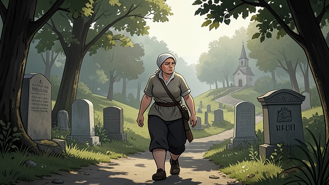 A Body That Still Walks from "También esto pasará". A Body That Still Walks Exhaustion carried onward After the party, Blanca's legs feel heavy, and her tired body seems to resist the uphill walk.