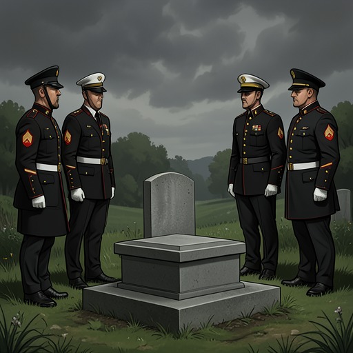 The Funeral's Refusal of Ceremony from "También esto pasará". The sparse burial follows the mother's preferences and presents death without the consolations of elaborate ritual.
