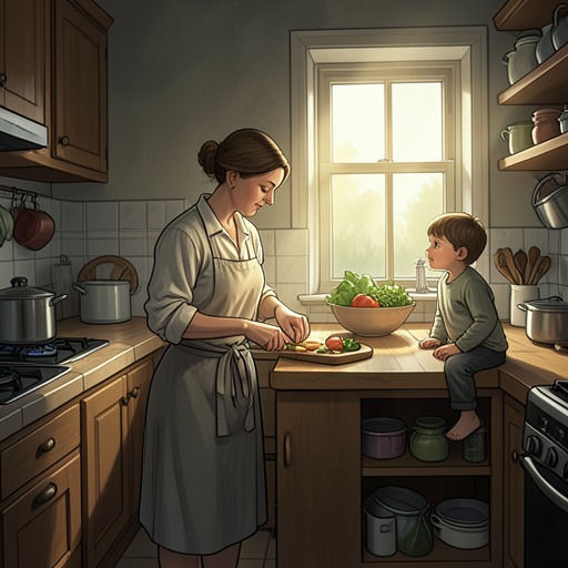 The Recovery of Ordinary Care from "También esto pasará". Blanca's return to ordinary acts of care marks a gradual shift from emergency and avoidance toward a life that can contain grief.
