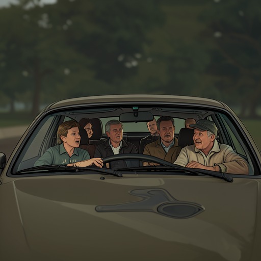 The Chosen Summer Family from "También esto pasará". Blanca's friends, children, and former partners assemble into an imperfect but sustaining household during her bereavement.