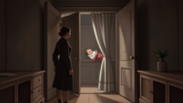 附近传来的哭声,《罗斯玛丽的婴儿》中的场景。声音作为证据 听见婴儿哭声 罗斯玛丽听见婴儿哭声,有人告诉她,八楼的新房客有个孩子。这个解释与哭声近在咫尺的感觉并不相符。 规律反复出现 每当有人收集她的乳汁前不久,哭声往往就会响起;乳泵被拿走后,哭声便会停止。她的身体成了反驳官方说法的证据。