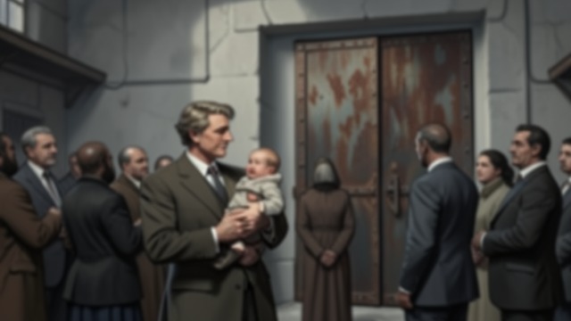 The Partnership Exposed from "Rosemary's Baby". Joint Custodians The Child’s Arrival Minnie and Roman stand among those celebrating Andrew as the son of Satan.