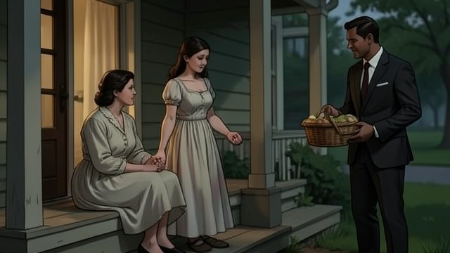 The Neighborly Invitation from "Rosemary's Baby". Courtesy as Access Grief and Hospitality Minnie visits Rosemary, thanks her for comforting the Castevets, and invites the couple to dinner.