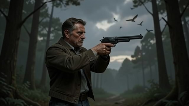 The First Hunt from "East of the Mountains". The First Hunt A changed destination Stranded after the failed attempt to rent a car in Vantage, Ben meets a drifter who helps him cross the Columbia River.