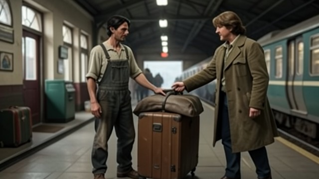 The Left Behind Worker from "East of the Mountains". The Left Behind Worker Separation The ambulance takes Angel and his brother, but the third worker is not allowed to ride along.