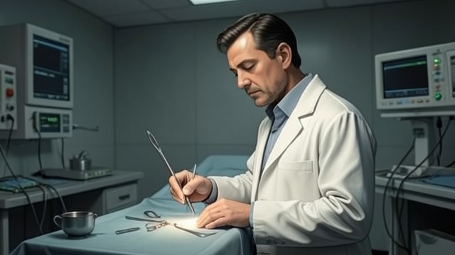 The Surgeon in Retirement from "East of the Mountains". The Surgeon in Retirement A practiced identity Ben spent his career as a thoracic surgeon, admired for steadiness and precision.