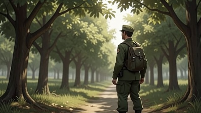 离开果园,《群山之东》中的场景。离开果园 农耕之外的选择 尽管父亲需要他的帮助,本还是离开家族果园去服兵役。这次离开标志着他与塑造了自己的劳动生活分道扬镳。 劳动转向 战争把步兵的职责交给了他,其中包括一些他后来追悔的行为。他逐渐明白,仅有责任并不能保证行动有意义。