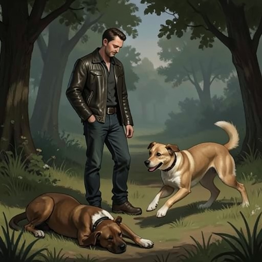 The Conflict with William Harden from "East of the Mountains". The killing of a wolfhound and the theft of Ben's shotgun escalate into a confrontation that ends with relinquishment rather than revenge.