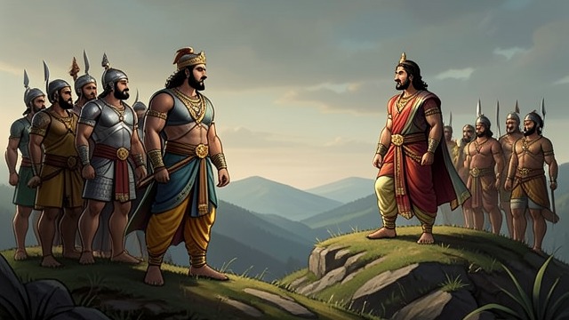 A Rivalry Begins from "Ramayana". A Rivalry Begins A private crime becomes a public conflict Rávaṇ takes Sítá despite having no prior grievance with Ráma.