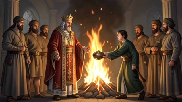 The Heir’s Sacrifice from "Ramayana". The Heir’s Sacrifice Ritual preparation Daśaratha gathers priests, rulers, provisions, and sacrificial materials.
