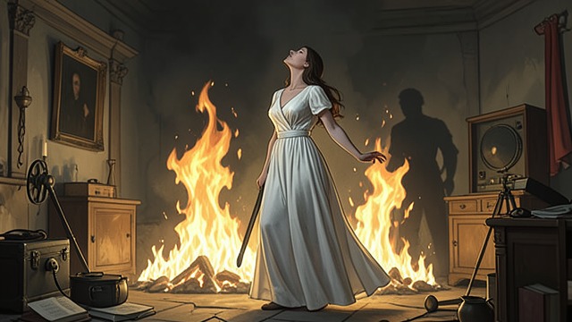 The Ordeal of Fire from "Ramayana". The Ordeal of Fire Honor under public scrutiny Ráma speaks before the assembled armies, and Sítá faces the demand that her purity be established.