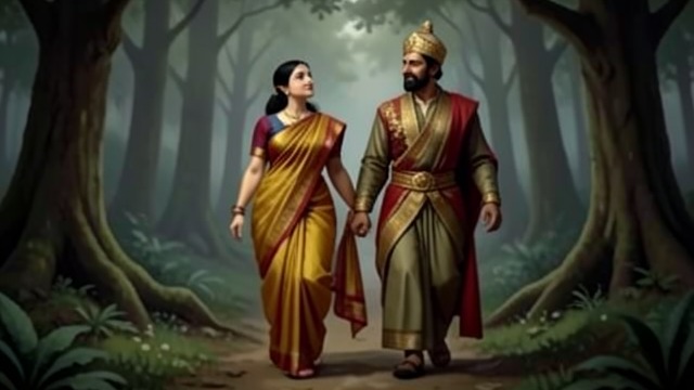 A Wife Chooses the Forest from "Ramayana". A Wife Chooses the Forest A refusal to be left behind Sítá rejects Ráma’s first request that she remain in Ayodhyá.