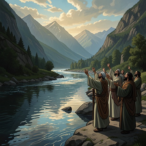 The Ganga and the Gods from "Ramayana". This thread traces the river’s place among the gods, her descent, and the sacred geography created by her journey.