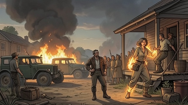The Farm Confrontation from "Firestarter". Hospitality Meets Force Agents on the property A Shop team arrives at the farm intending to seize the McGees, with plans to kill Andy after he has served their…
