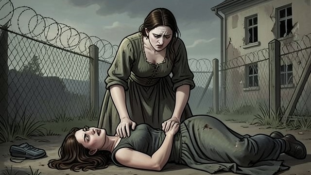 Refusing the Blame from "Firestarter". Refusing the Blame A survivor’s accusation After the destruction, Charlie crosses the fence and finds a woman injured and terrified.